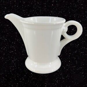 Coronado White by Nancy Calhoun White Pottery Pitcher Creamer Made In Portugal